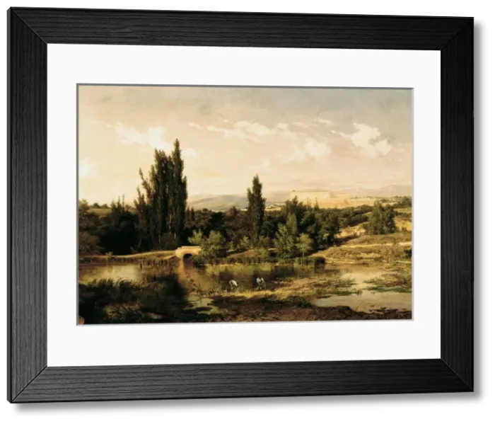 Framed Print : HAES, Carlos de (1826-1898) Framed Print : HAES, Carlos de (1826-1898)