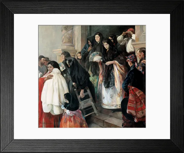 Framed Print : Interior of a Valencian Framed Print : Interior of a Valencian
