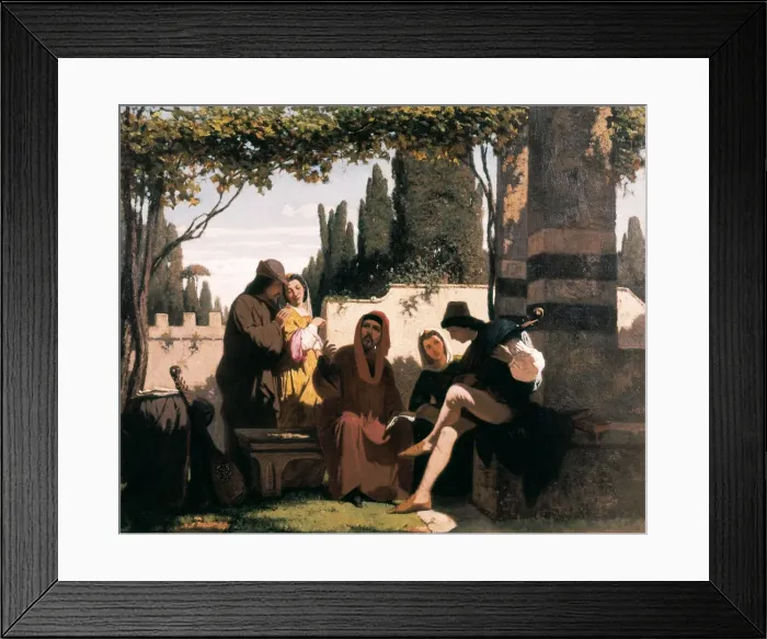 Framed Print : CABIANCA, Vicenzo (1827-1902) Framed Print : CABIANCA, Vicenzo (1827-1902)