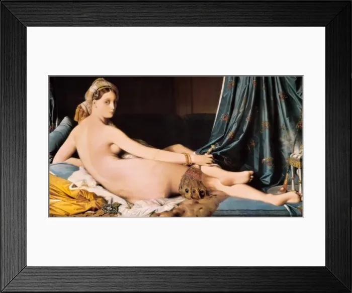 Framed Print : La Grande Odalisque Framed Print : La Grande Odalisque