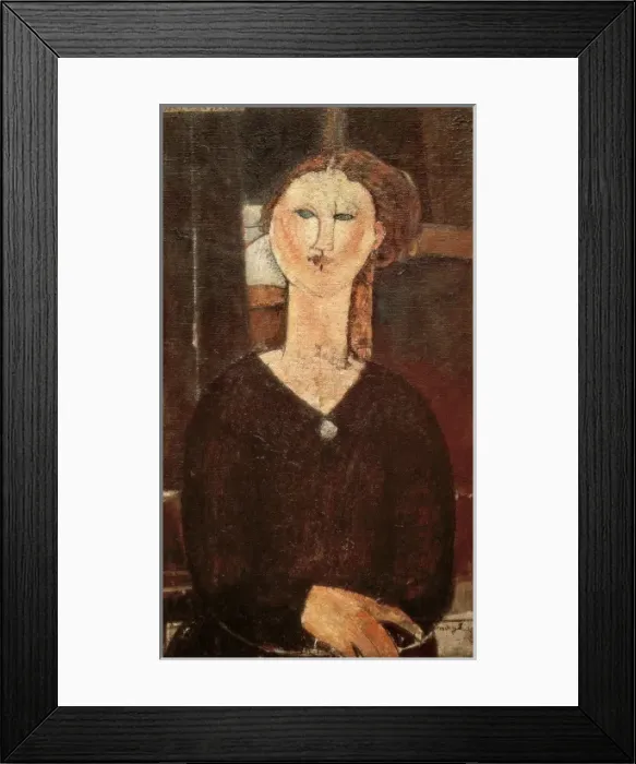 Framed Print : Antonia, circa 1915. Modigliani, Amedeo (1884-1920). Oil on canvas, 82 x 46cm Date: 1915 Framed Print : Antonia, circa 1915. Modigliani, Amedeo (1884-1920). Oil on canvas, 82 x 46cm Date: 1915