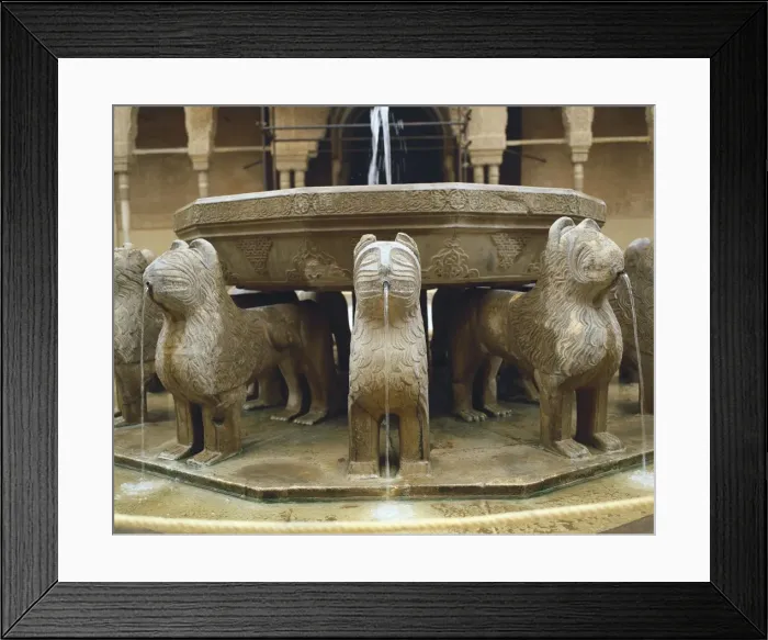 Framed Print : Court of Lions, Alhambra Framed Print : Court of Lions, Alhambra