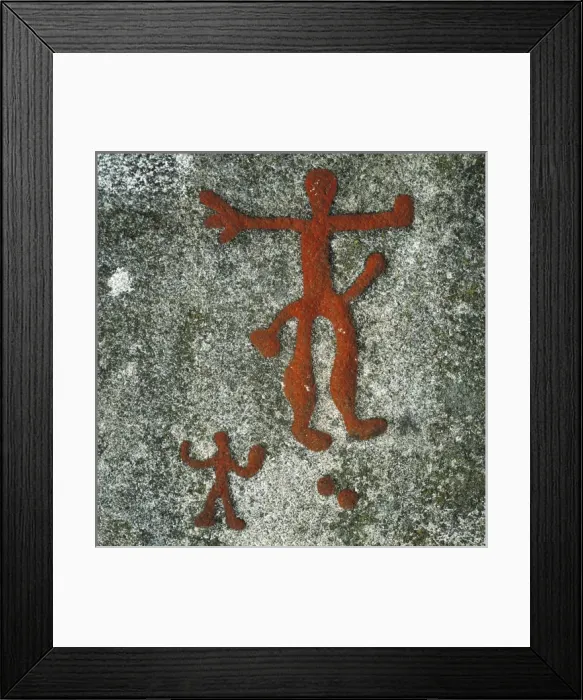 Framed Print : NORWAY. Begby. Anthropomorphic figures (1000 Framed Print : NORWAY. Begby. Anthropomorphic figures (1000
