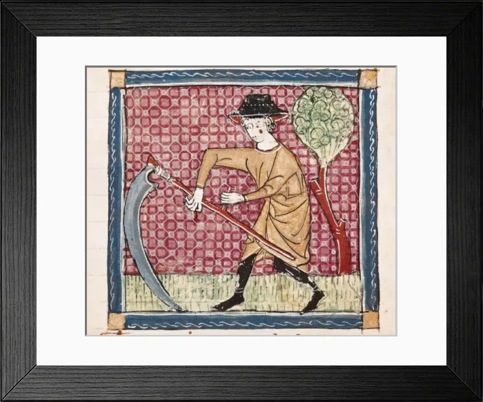 Framed Print : ERMENGAUD OF BEZIERS (13th century). Br鶩aire Framed Print : ERMENGAUD OF BEZIERS (13th century). Br鶩aire