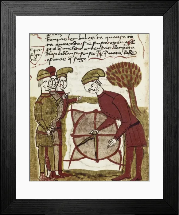 Framed Print : Arnaldus de Villa Nova (1240 - 1312); BOYSSET Framed Print : Arnaldus de Villa Nova (1240 - 1312); BOYSSET