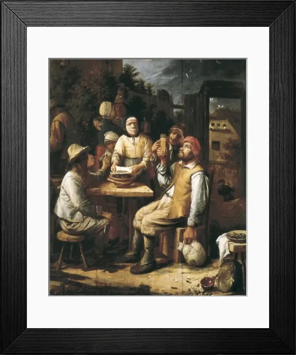 Framed Print : VAN CRAESBEECK, Joos (1606-1654). The mussel Framed Print : VAN CRAESBEECK, Joos (1606-1654). The mussel