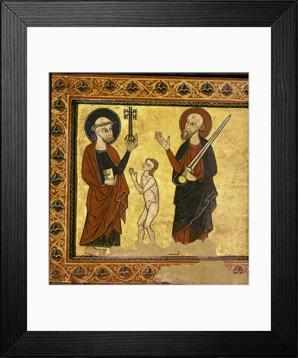 Framed Print : SORIGUEROLA, Master of (half 13th century)) Framed Print : SORIGUEROLA, Master of (half 13th century))