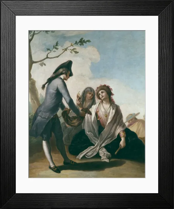 Framed Print : BAYEU Y SUBIAS, Ram1746-1793). Country gift Framed Print : BAYEU Y SUBIAS, Ram1746-1793). Country gift