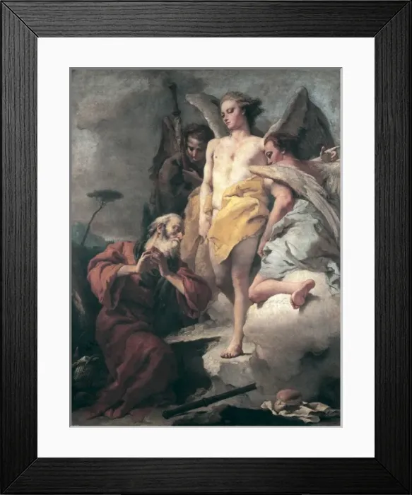Framed Print : TIEPOLO, Giovanni Battista (1696-1770). Abraham Framed Print : TIEPOLO, Giovanni Battista (1696-1770). Abraham