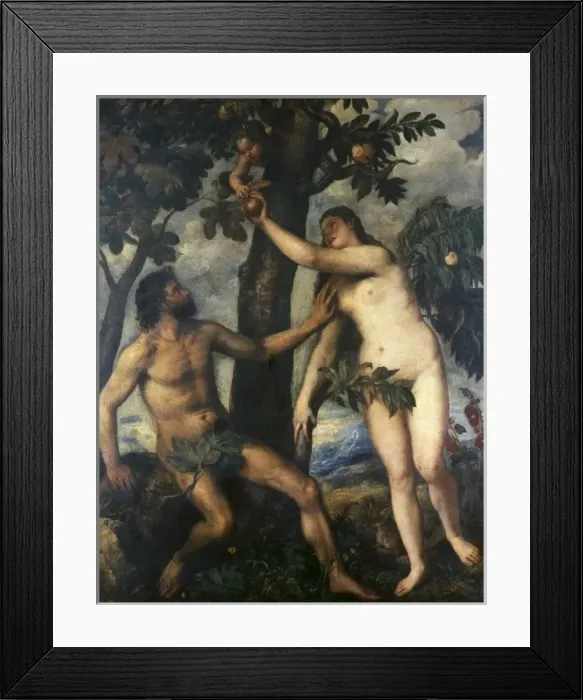 Framed Print : TTITIA, Tiziano Vecello, also called (1490-1576) Framed Print : TTITIA, Tiziano Vecello, also called (1490-1576)