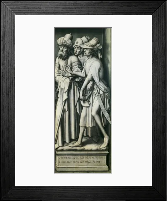Framed Print : WEYDEN, Rogier van der (1400-1464). The Caesar s Framed Print : WEYDEN, Rogier van der (1400-1464). The Caesar s