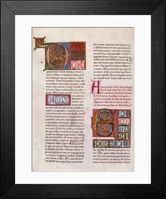 Framed Print : Ordenamiento de Alcalᬠlaw compilation promulgated Framed Print : Ordenamiento de Alcalᬠlaw compilation promulgated