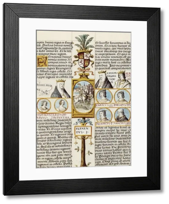 Framed Print : Ferdinand III, Saint Ferdinand of Castile (1201-1252) Framed Print : Ferdinand III, Saint Ferdinand of Castile (1201-1252)