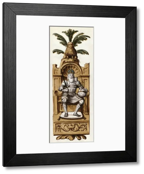 Framed Print : Alfonso VII, The Emperor (1105-1157). King Framed Print : Alfonso VII, The Emperor (1105-1157). King
