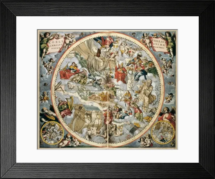 Framed Print : CELLARIUS, Andreas (1596-1665). Atlas Coelestis Framed Print : CELLARIUS, Andreas (1596-1665). Atlas Coelestis