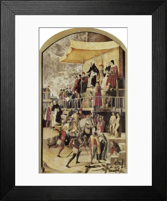 Framed Print : BERRUGUETE, Pedro (1450-1504). Saint Dominic Framed Print : BERRUGUETE, Pedro (1450-1504). Saint Dominic