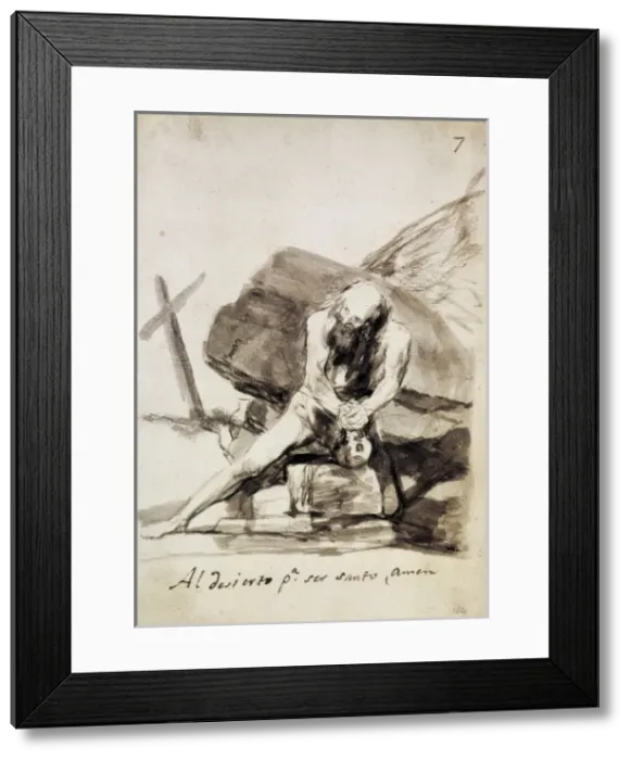 Framed Print : GOYA Y LUCIENTES, Francisco de (1746-1828). Al Framed Print : GOYA Y LUCIENTES, Francisco de (1746-1828). Al