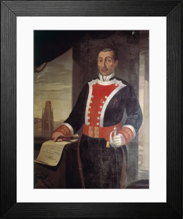Framed Print : ALVAREZ DE CASTRO, Mariano (1749-1810). Spanish Framed Print : ALVAREZ DE CASTRO, Mariano (1749-1810). Spanish