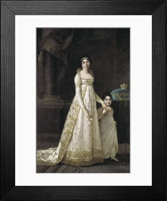 Framed Print : LEFEVRE, Robert (1755-1830). Marie-July Clary Framed Print : LEFEVRE, Robert (1755-1830). Marie-July Clary