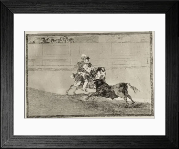 Framed Print : GOYA Y LUCIENTES, Francisco de (1746-1828). A Framed Print : GOYA Y LUCIENTES, Francisco de (1746-1828). A