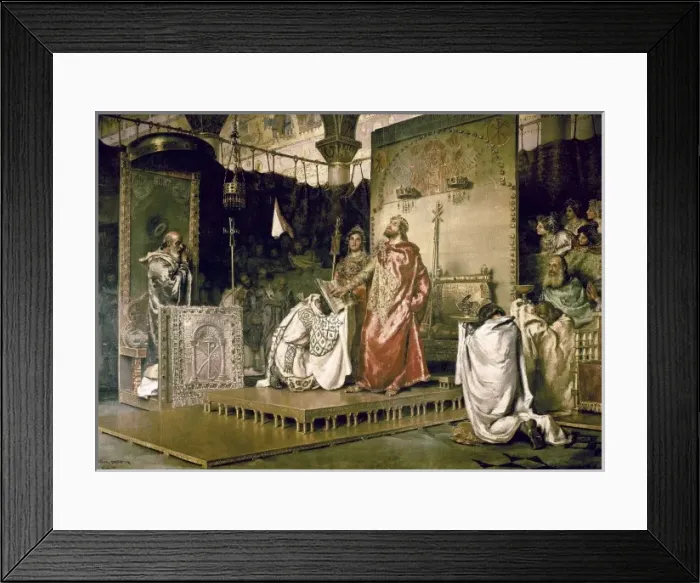 Framed Print : MUяZ i DEGRAIN, Antoni (1841-1924). Recared s Framed Print : MUяZ i DEGRAIN, Antoni (1841-1924). Recared s