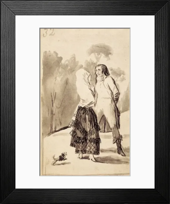 Framed Print : GOYA Y LUCIENTES, Francisco de (1746-1828) Framed Print : GOYA Y LUCIENTES, Francisco de (1746-1828)