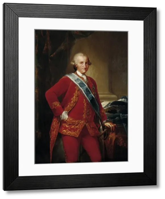 Framed Print : ANDRɓDE AGUIRRE, Gin鳠(1727-1800). Portrait Framed Print : ANDRɓDE AGUIRRE, Gin鳠(1727-1800). Portrait
