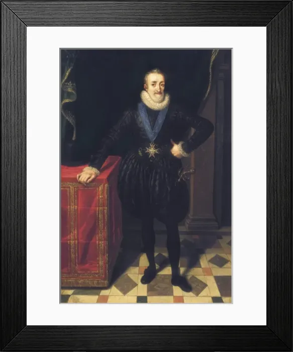 Framed Print : Pourbus, Frans the Younger (1569-1622). Henry Framed Print : Pourbus, Frans the Younger (1569-1622). Henry