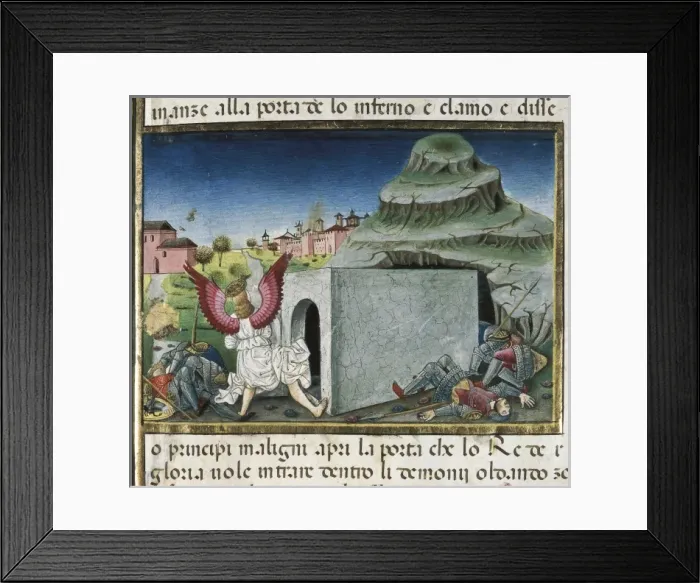 Framed Print : DE PREDIS, Cristoforo (1440-1486). Stories of Framed Print : DE PREDIS, Cristoforo (1440-1486). Stories of