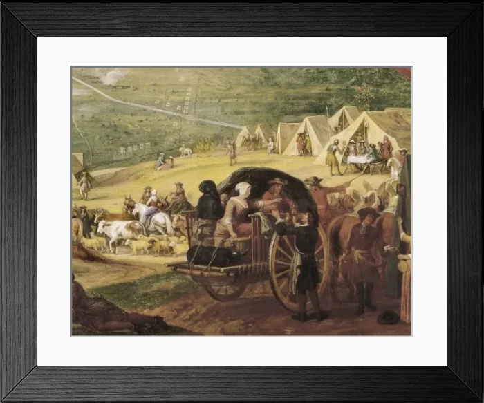 Framed Print : Battle of Dunkerque (1653) between France Framed Print : Battle of Dunkerque (1653) between France