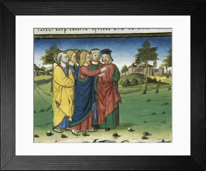 Framed Print : DE PREDIS, Cristoforo (1440-1486). Stories of Framed Print : DE PREDIS, Cristoforo (1440-1486). Stories of
