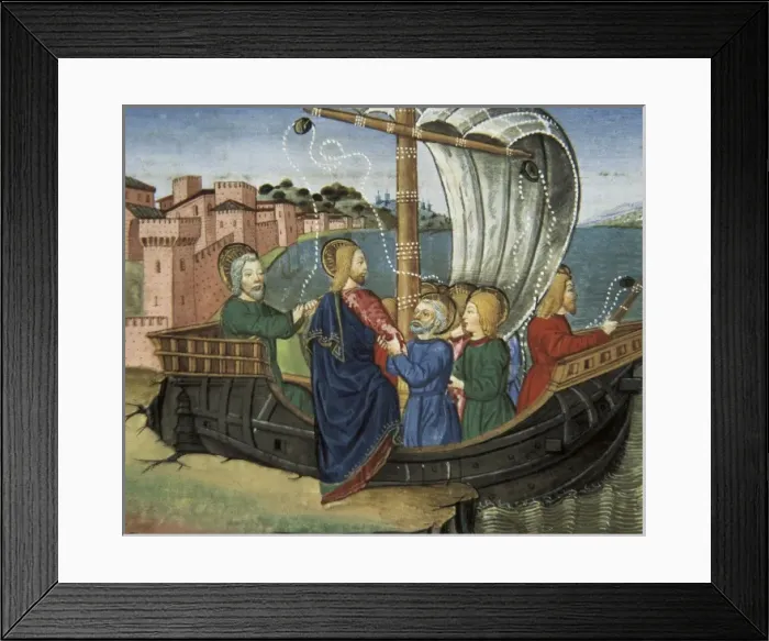 Framed Print : DE PREDIS, Cristoforo (1440-1486). Stories of Framed Print : DE PREDIS, Cristoforo (1440-1486). Stories of
