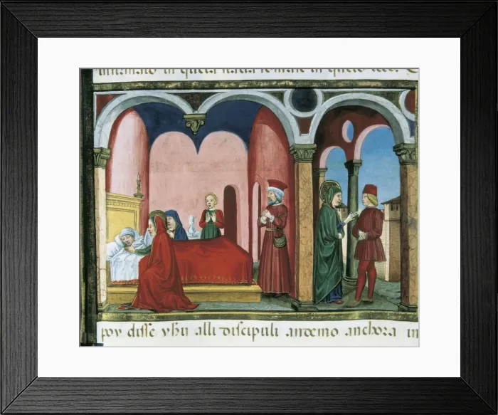 Framed Print : DE PREDIS, Cristoforo (1440-1486). Stories of Framed Print : DE PREDIS, Cristoforo (1440-1486). Stories of