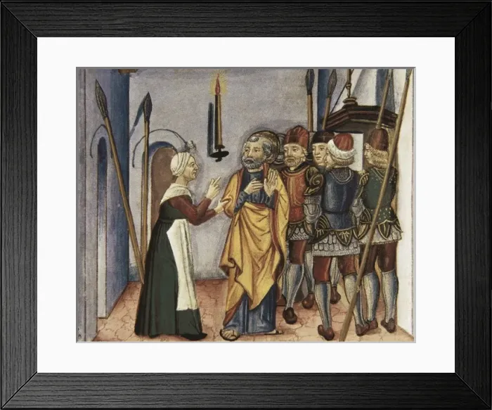 Framed Print : DE PREDIS, Cristoforo (1440-1486). Stories of Framed Print : DE PREDIS, Cristoforo (1440-1486). Stories of