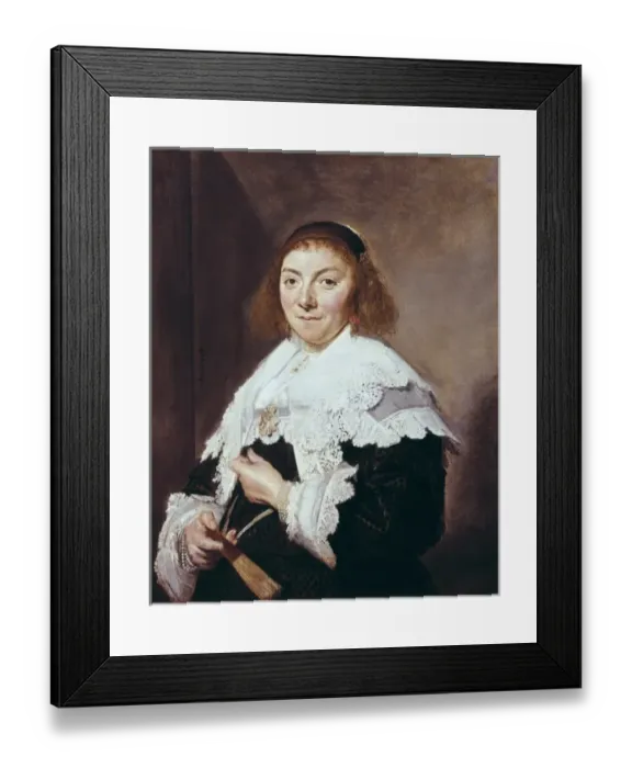 Framed Print : HALS, Frans (1580-1666). Maria Pietersdochter Framed Print : HALS, Frans (1580-1666). Maria Pietersdochter