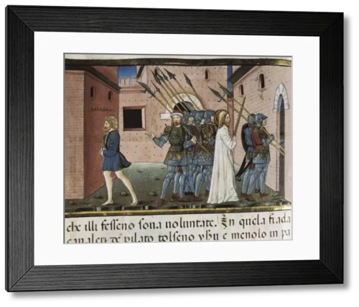 Framed Print : DE PREDIS, Cristoforo (1440-1486). Stories of Framed Print : DE PREDIS, Cristoforo (1440-1486). Stories of