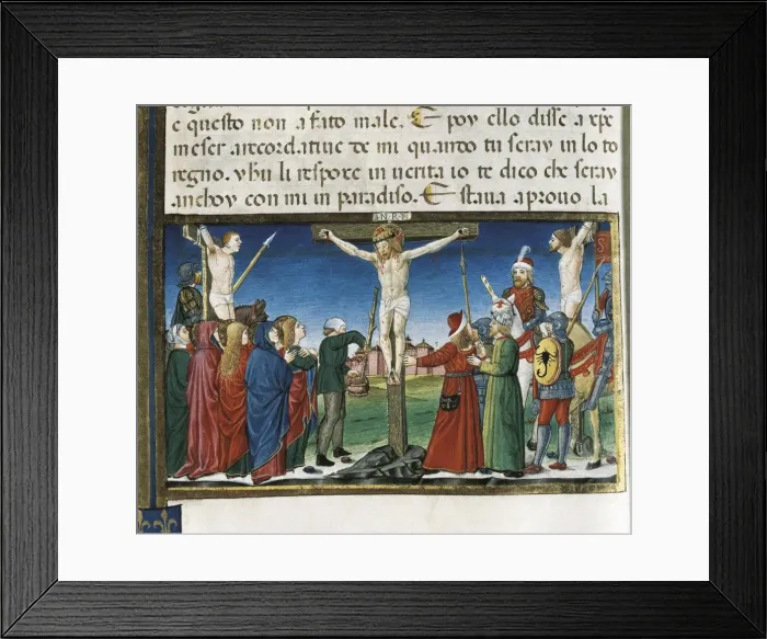 Framed Print : DE PREDIS, Cristoforo (1440-1486). Stories of Framed Print : DE PREDIS, Cristoforo (1440-1486). Stories of