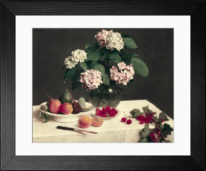 Framed Print : FANTIN-LATOUR, Henri-Th鯤ore (1836-1904). Still Framed Print : FANTIN-LATOUR, Henri-Th鯤ore (1836-1904). Still