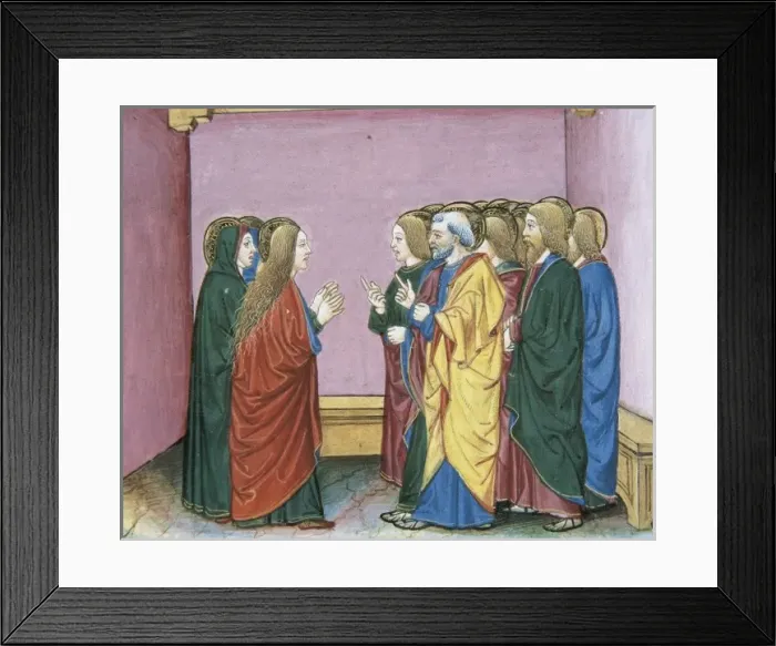 Framed Print : DE PREDIS, Cristoforo (1440-1486). Stories of Framed Print : DE PREDIS, Cristoforo (1440-1486). Stories of