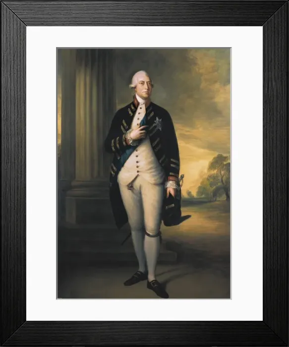 Framed Print : GAINSBOROUGH, Thomas (1727-1788). Portrait of Framed Print : GAINSBOROUGH, Thomas (1727-1788). Portrait of