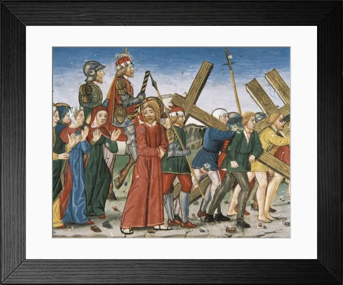 Framed Print : DE PREDIS, Cristoforo (1440-1486). Stories of Framed Print : DE PREDIS, Cristoforo (1440-1486). Stories of