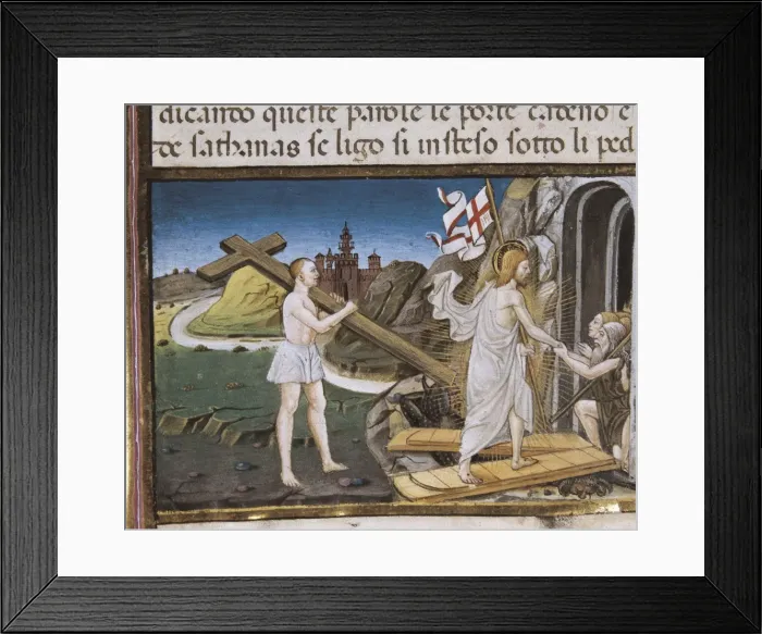 Framed Print : DE PREDIS, Cristoforo (1440-1486). Stories of Framed Print : DE PREDIS, Cristoforo (1440-1486). Stories of