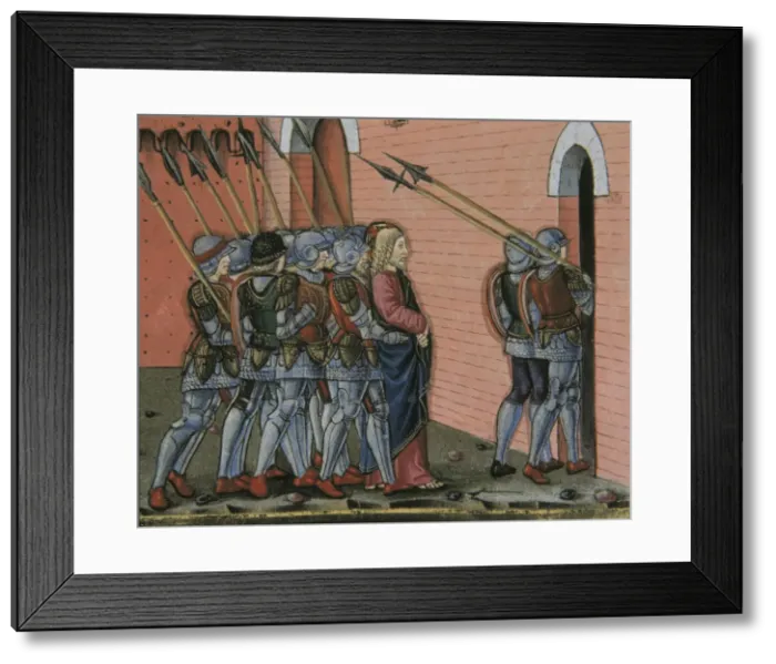 Framed Print : DE PREDIS, Cristoforo (1440-1486). Stories of Framed Print : DE PREDIS, Cristoforo (1440-1486). Stories of