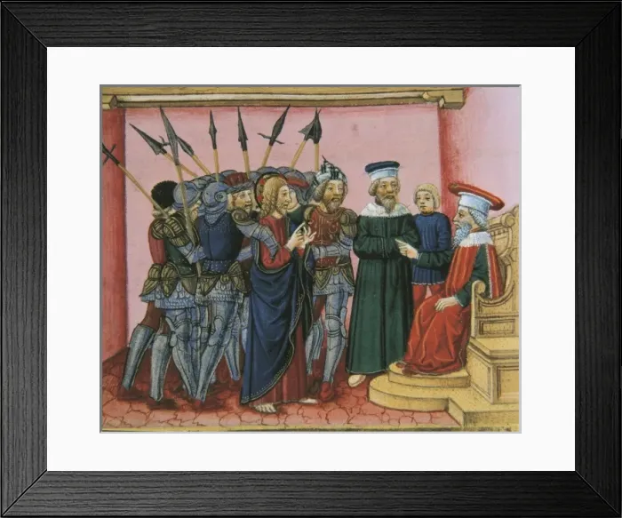 Framed Print : DE PREDIS, Cristoforo (1440-1486). Stories of Framed Print : DE PREDIS, Cristoforo (1440-1486). Stories of