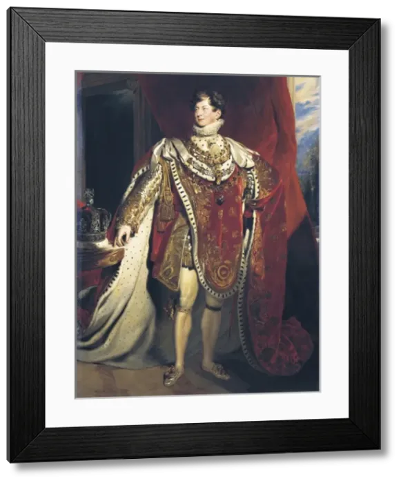Framed Print : HEALY, George (1813-1894). George IV, King of Framed Print : HEALY, George (1813-1894). George IV, King of