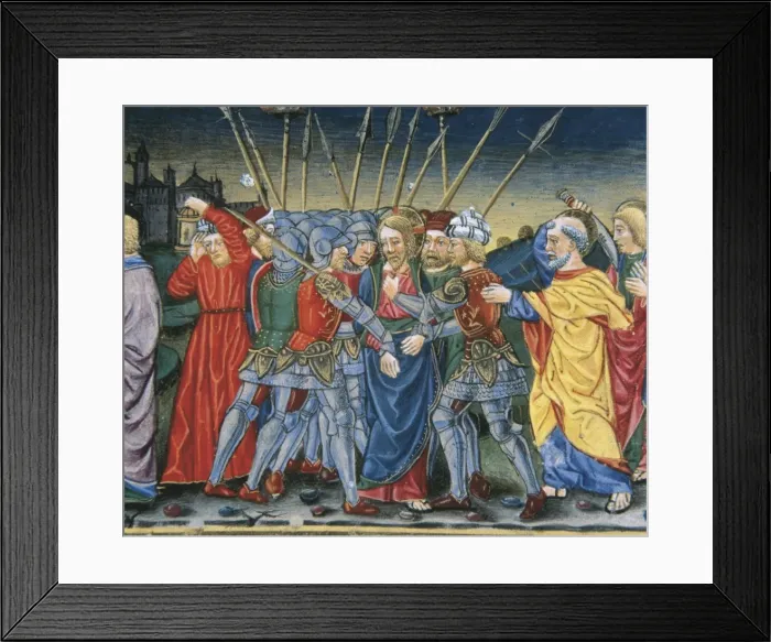 Framed Print : DE PREDIS, Cristoforo (1440-1486). Stories of Framed Print : DE PREDIS, Cristoforo (1440-1486). Stories of