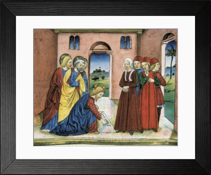 Framed Print : DE PREDIS, Cristoforo (1440-1486). Stories of Framed Print : DE PREDIS, Cristoforo (1440-1486). Stories of
