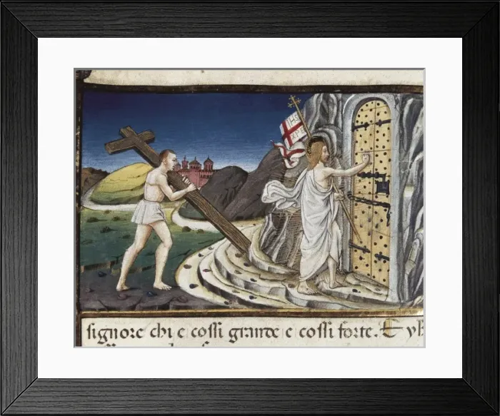 Framed Print : DE PREDIS, Cristoforo (1440-1486). Stories of Framed Print : DE PREDIS, Cristoforo (1440-1486). Stories of