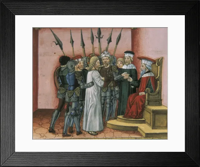 Framed Print : DE PREDIS, Cristoforo (1440-1486). Stories of Framed Print : DE PREDIS, Cristoforo (1440-1486). Stories of