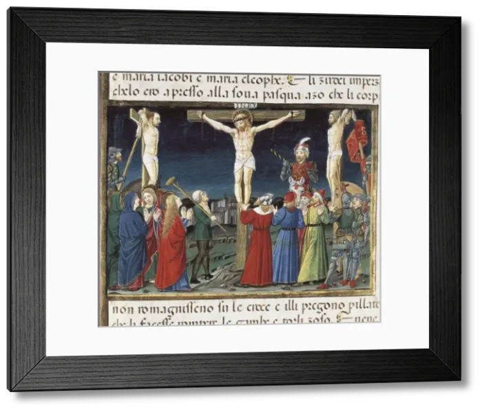 Framed Print : DE PREDIS, Cristoforo (1440-1486). Stories of Framed Print : DE PREDIS, Cristoforo (1440-1486). Stories of